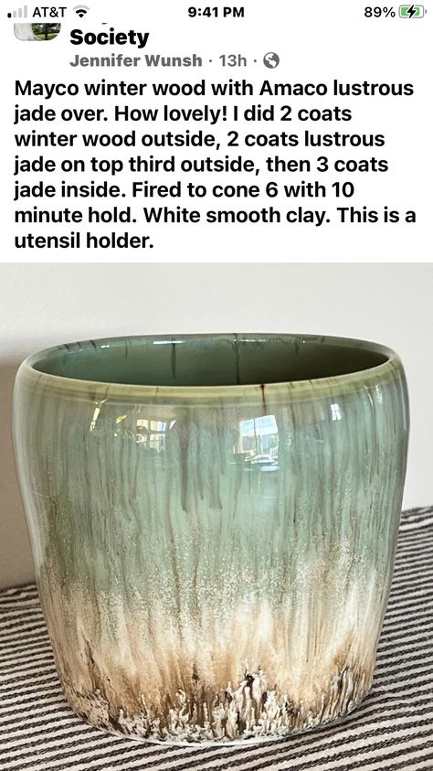 Amaco Jade Glaze Combinations, Mayco Birch Glaze Combinations, Mayco Winter Wood Combinations, Copper Jade Glaze Combinations, Green Glaze Combinations, Jade Celadon Glaze Combinations, Mayco Glaze Combinations, Amaco Celadon Glaze Combinations Storm, Celadon Snow Glaze Combinations