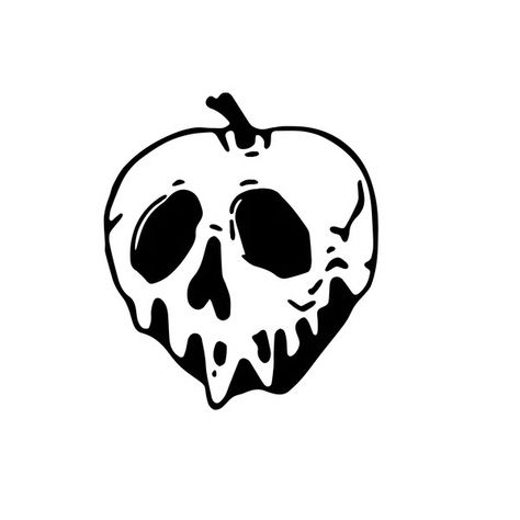 Poison Apple Svg, Disney Poison Apple, Disney Poison, Disney Princess Svg, Snow White Poison Apple, Apple Svg, Halloween Logo, Disney Silhouette, Poison Apple