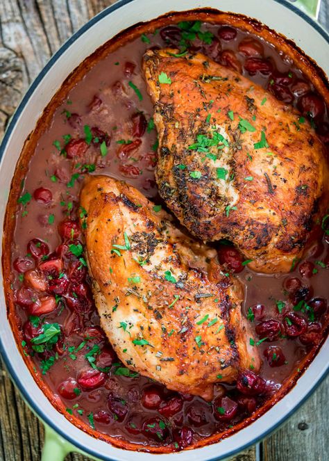 Roasted Turkey Thighs, Thanksgiving Main Dishes, Fresh Cranberry Recipes, Thanksgiving Mains, Slow Cooker Turkey Breast, Savory Pumpkin Recipes, Jo Cooks, Slow Cooker Turkey, Turkey Breast Recipe