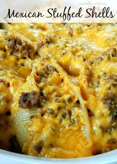 Casserole Mexican, Mexican Stuffed Shells, Chicken Dumpling, Cheeseburger Soup, Stuffed Shells Recipe, Incredible Recipes, Mexican Recipes, Stuffed Shells, Mexican Dishes