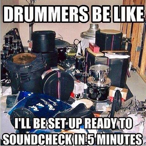 Drummer Humor, Drummer Quotes, Marching Band Jokes, Marching Band Memes, Gretsch Drums, Musician Humor, Band Jokes, Music Jokes, Drum Music