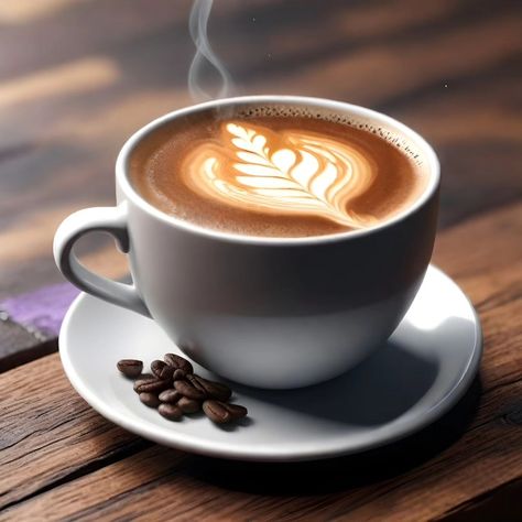 Freepik AI is amazing! 🤯🤯🤯 Prompt: A steaming cup of coffee with latte art, on a wooden table near a window with daylight. #FreepikAIPartner #Coffeetime #AI #AIArt #coffeelover #artificialintelligence @freepik Steaming Cup Of Coffee, Coffee Latte Art, Steaming Cup, Coffee Photography, Coffee Latte, Latte Art, Wooden Table, Coffee Art, Cup Of Coffee