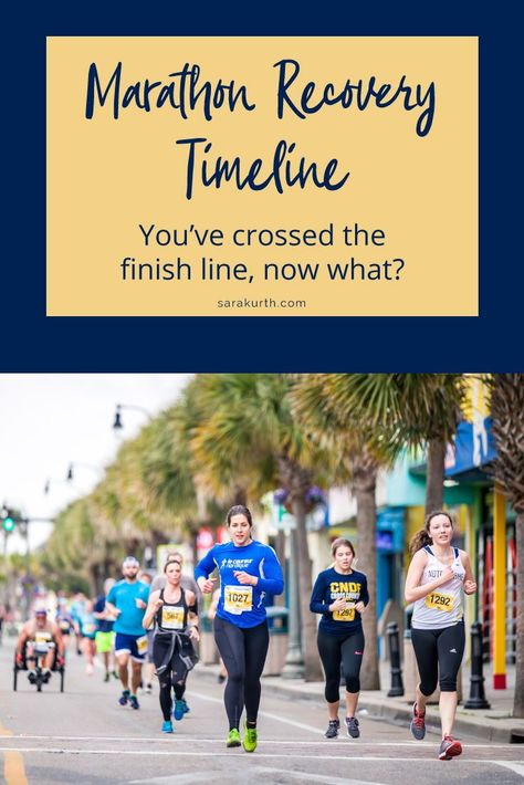 You've crossed the finish line (yeah!). What you do the afternoon after you finish your marathon will make a HUGE difference in how you feel tomorrow and in the next week. On the blog - what you should do the afternoon of your marathon finish Marathon Checklist Race Day, Post Marathon Recovery, Marathon Recovery, Marathon Motivation, Marathon Tips, Running Marathon, Ultra Marathon, Half Marathon Training, Running Tips