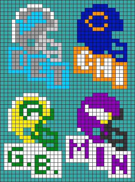 Alpha pattern #34745 | BraceletBook Perler Bead Patterns Football, Detroit Lions Perler Bead Pattern, Nfl Perler Beads Pattern, Green Bay Packers Crafts, Cowboy Crochet, C2c Patterns, Pony Bead Animals, Crochet Potholder, North Chicago