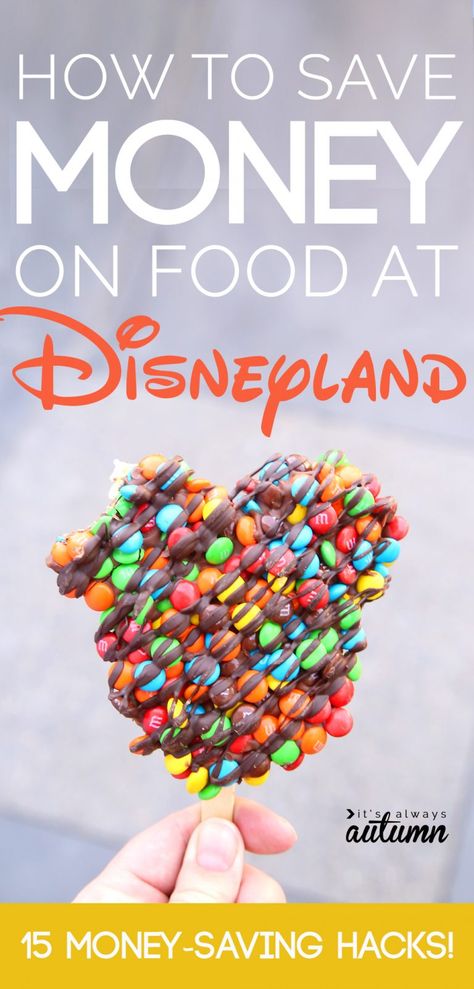 Food At Disneyland, Eating Cheap, Best Disneyland Food, Disneyland Snacks, Disneyland Restaurants, Save Money On Food, Disneyland Secrets, Disneyland Planning, Disney On A Budget