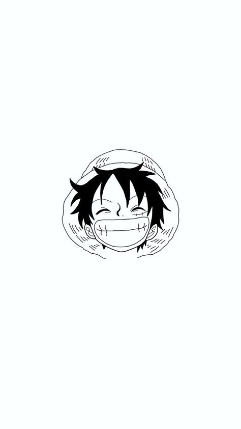 Simple Anime Tattoos One Piece, One Piece Symbol Tattoo, Monkey D Luffy Tattoo Ideas, One Piece Outline, Simple One Piece Tattoo, One Piece Luffy Tattoo, One Piece Vs Naruto, Monkey D Luffy Tattoo, One Piece Tattoo Minimalist