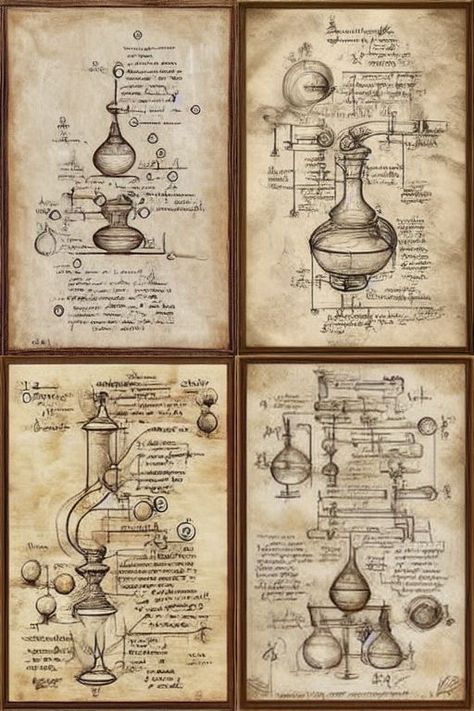 Magic Spell Book Art, Fantasy Alchemy, Dnd Spellbook, Alchemy Aesthetic, Grimoire Art, Alchemy Book, Ars Magica, Ear Tattoo Ideas, Alchemy Art