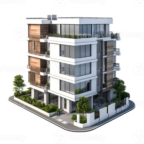 4 Story Apartment Buildings, Modern Apartment Building, Apartment Exterior, Building Model, Hair School, Apartment Buildings, Addis Ababa, Mixed Use, Logo Banners