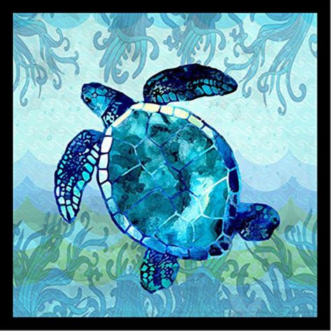 Sea Turtle Art, Turtle Love, Turtle Painting, Turtle Design, Turtle Art, Art Sea, A Turtle, Ocean Inspired, Sea Turtles