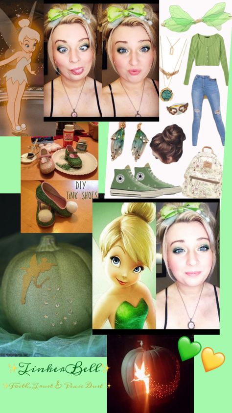 Tinker bell makeup Tinker Bell Makeup, Tinker Bell, Make Up, Halloween, Makeup