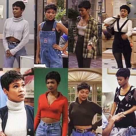 Blame The Internet ♎ on Twitter: "The Fresh Prince of Bel-Air Nia Long 😍… " Black 90s Fashion, 90’s Outfits, Nia Long, 90s Inspired Outfits, Fashion Grunge, Outfit 90s, 90s Looks, 90s Fashion Outfits, Fresh Prince