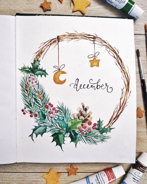 As we near the end of the year, you might be wondering about how you want to create your December bullet journal pages or even your Christmas bullet journal spreads. So today, I want to showcase some of my favorite ways to add some holiday cheer to your bullet journal! You can add a ton of December cheer with just a few simple elements. Here are 30 amazing Christmas bullet journal ideas to get you excited for December! #Decemberbulletjournal #christmasbulletjournal #bulletjournalideas Christmas Bullet Journal, Journal Cover Page, December Bullet Journal, 30 December, Bullet Journal Monthly Spread, Bullet Journal Spreads, Arte Doodle, Bullet Journal Cover Page, Bullet Journal Ideas