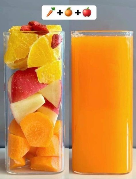 Sweet Crepes Recipe, Resep Smoothie, Healthy Juice Drinks, Fruit Smoothie Recipes Healthy, Healthy Lunch Snacks, Orange Smoothie, Smoothie Recipes Healthy Breakfast, Healthy Food Menu, Smoothie Drink Recipes