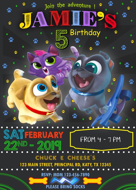 Puppy Dog Pals Invitation (Customizable) #Invitation #BirthdayInvitation #BirthdayParty #Customizable #Printable #Digital #PartyInvitation #Party #PuppyDogPals #PuppyDogPalsBirthdayInvitation #PuppyDogPalsParty #PuppyDogPalsInvitation #PuppyDogPalsInvitations #PuppyDogPalsPrintable #PuppyDogPalsInvite #PuppyDogPalsCard #PuppyDogPalsInvites #PuppyDogPalsCustom #DisneyInvitations #DisneyPrintables #DisneyCards #EtsyShop #EtsyCard #EtsyInvitations Birthday Party Locations, Puppy Dog Pals, Baby Birthday Party, Birthday Invitation Template, Puppy Party, Birthday Template, Printable Birthday Invitations, Personalized Invitations, Dog Birthday