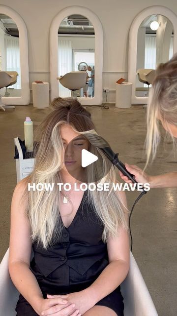 How To Get Long Waves In Hair, Undone Waves Tutorial, Wave Hairstyles For Wedding, Medium Length Loose Waves, Loose Waves With Wand, How To Get Big Waves For Long Hair, Effortless Waves Long Hair, Subtle Waves Hair Tutorial, Loose Wave Tutorial