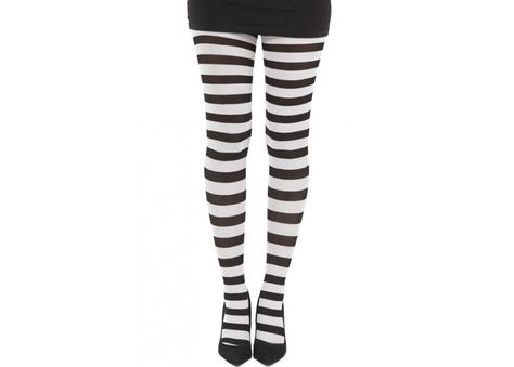 Punk Noir, Arm Socks, Addams Family Costume, Black And White Tights, Gothic Tights, Halloween Tights, Leg Socks, Vintage Inspired Shoes, Hand Socks