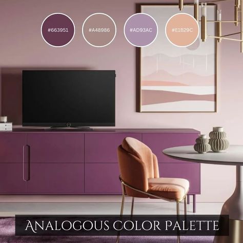 Some of our favorite color palettes based on color theory. . . . . . #ScaleAndStructure #colortheory #colorwheel #InteriorDesign #colorideas . . . BOOK FREE 30mins online consultation - +91 8077929535 / archieriors.aman@gmail.com Interior Design Color Palette, Color Palette Interior, Color Arrangement, Modern Bedroom Colors, Design Color Palette, Contemporary Color Schemes, Color Palette Interior Design, Interior Design Color Schemes, Analogous Color Scheme