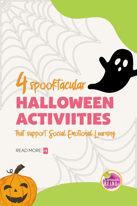 4 Halloween Activities for Kids that Promote Social Emotional Learning Halloween Social, Circle Time Activities, Social Emotional Activities, Halloween Activities For Kids, Spooktacular Halloween, Time Activities, Fun For Kids, Social Activities, Halloween Activities