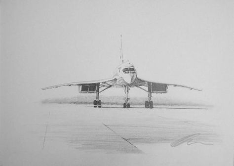 Concord Plane, Aircraft Sketch, Tupolev Tu 144, Plane Drawing, Plane Design, Speed Of Sound, Super Sonic, Concept Ships, Commercial Aircraft