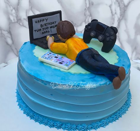 Workaholic Cake For Men, Best Husband Birthday Cake, Cake For Workaholic Husband, Cake Idea For Husband, Bday Cake For Brother, Birthday Cake For Husband Surprise, Cake For 17th Birthday Boy, Cake Ideas For Brother, Theme Cake For Husband Birthday