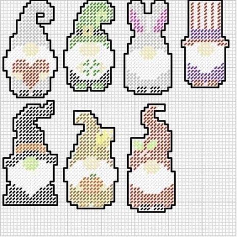 Plastic Canvas Gnomes Patterns Free, Gnomes Plastic Canvas Patterns Free, Gnomes Plastic Canvas Patterns, Plastic Canvas Gnomes Free Pattern, Plastic Canvas Magnets Pattern Free, Plastic Canvas Gnomes Patterns, Gnomes Plastic Canvas, Gnome Plastic Canvas, Plastic Canvas Gnomes