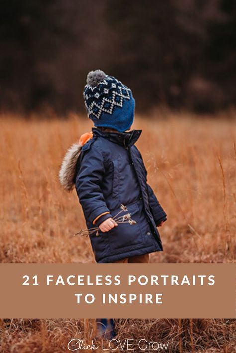 A great portrait is one that conveys something intangible about the subject. Imagine doing that without including your subject’s face? And that’s the task our Grads faced last week, when they were set the theme of Faceless Portraits for their regular challenge. Click Love Grow - Photography Tips and Tutorials Faceless Photography, Everyday Life Photography, Faceless Portraits, Photography Cheat Sheets, Faceless Portrait, Storytelling Photography, Face Pictures, Black Backdrops, Photography Education