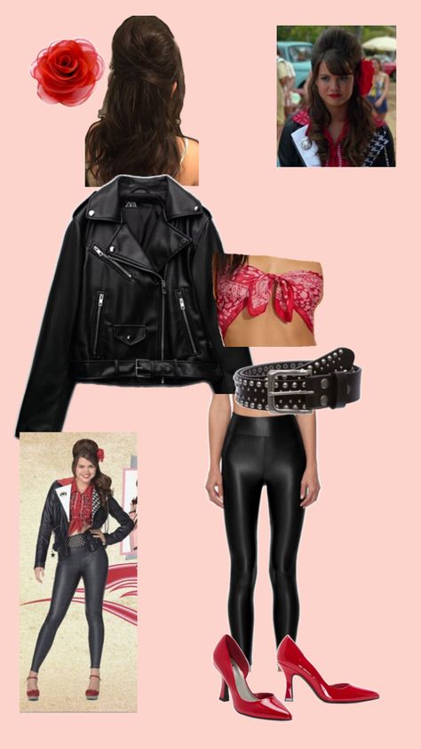 Mackenzie biker teen beach movie costume inspo Tean Beach Movie, Teen Beach Movie Costumes, Biker Costume, Selena Quintanilla Outfits, Movie Halloween Costume, Joe Cole, Costume Inspo, Dress Up Day