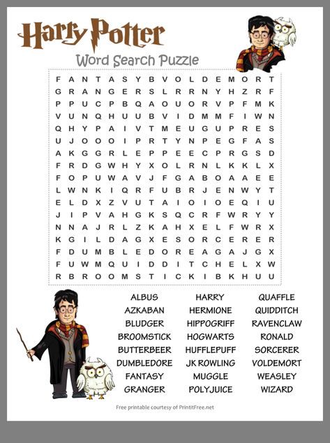 Harry Potter Word Search, Harry Potter English, Harry Potter Words, Harry Potter Classes, Harry Potter Marathon, Harry Potter Activities, Harry Potter School, Classe Harry Potter, Harry Potter Quizzes