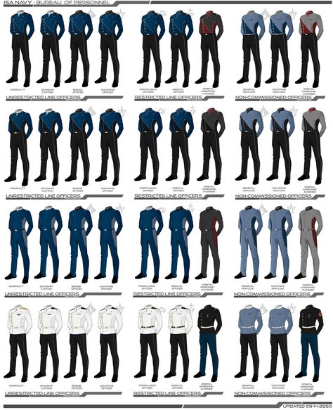 Sci-fi uniforms Sci Fi Navy Uniform, Sci Fi Uniform Concept, Space Uniform Concept Art, Sci Fi Military Uniform, Universe Concept Art, Space Uniform, Sci Fi Outfits, Sci Fi Uniform, Pilot Suit