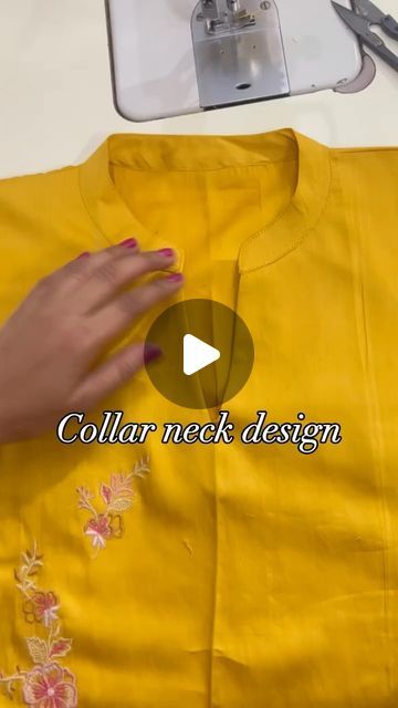 Collar Neck Design, Chudidhar Neck Designs, Fashion Reels, Sew Wallet, Churidar Neck Designs, Churidar Designs, Collar Neck, Churidar, Neck Designs