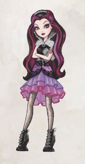 Raven Queen, the Daughter of the Evil Queen- Ever After High <<< One of my favorite characters!! She's SO COOL!! X3 Cerise Hood, Dragon Names, Lizzie Hearts, Evil Queens, Raven Queen, Apple White, Film D'animation, Dragon Games, Ever After High