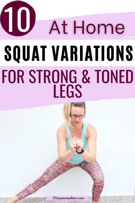 Different Types Of Squats Exercises, What To Do Instead Of Squats, Squat Variations Exercises, Types Of Squats Exercises, Different Types Of Squats, Different Squats, Squats At Home, Squats Exercise, One Legged Squat