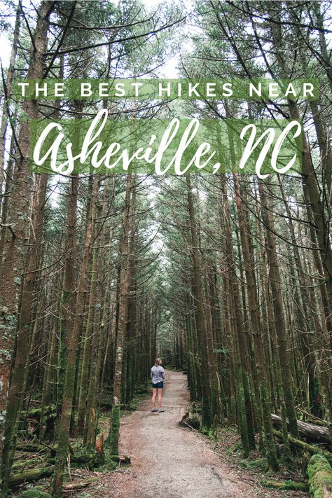 Best Hikes Near Asheville, North Carolina - For the Love of Wanderlust Hiking In Asheville Nc, Asheville Nc Hiking, Asheville Christmas, Asheville Hiking, Asheville Hikes, Ashville North Carolina, North Carolina Hiking, North Carolina Vacations, North Carolina Travel