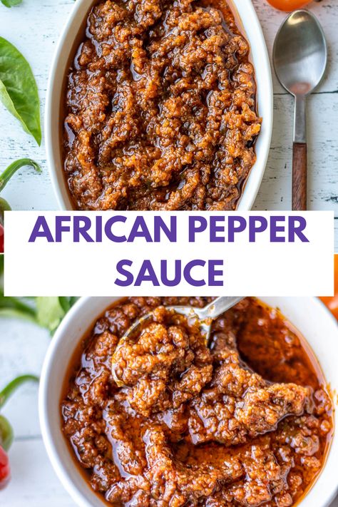 African Spicy Sauce, Pepper Soup Recipe African, African Pepper Sauce Recipe, African Appetizers, African Pepper Soup, African Pepper Sauce, African Soup, Best Dip, Pepper Sauce Recipe