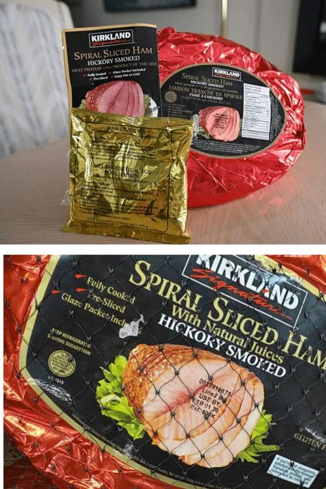 How To Cook Costco Spiral Ham - Half-Scratched Costco Ham In Crockpot, Pre Cooked Ham In Crockpot, Kirkland Ham Recipe, Costco Spiral Ham, Costco Ham, Best Spiral Ham Recipe, Hickory Ham, Recipes With Cooked Ham, Cooking Spiral Ham