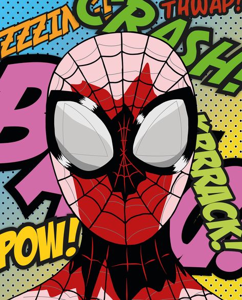 Spiderman Pop, Spiderman Poster, Art Spiderman, Videos Hd, Wallpaper Disney, Pop Art Comic, Marvel Spiderman Art, Superhero Wallpaper, Spiderman Comic