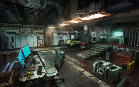 Cyberpunk Interior, Cyberpunk Room, Scifi Interior, Sf Wallpaper, Spaceship Interior, Sci Fi City, Sci Fi Environment, Star Wars Rpg, Arte Cyberpunk