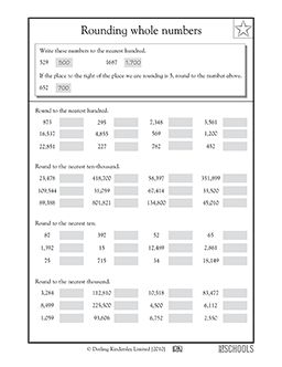 Rounding whole numbers Rounding Lessons 3rd Grade, Rounding Practice 3rd Grade, Rounding Numbers 4th Grade, Rounding Off Numbers Worksheets Grade 5, Rounding To The Nearest Thousand, Rounding Whole Numbers 4th Grade, Rounding Off Numbers, Rounding Worksheets, Rounding Whole Numbers