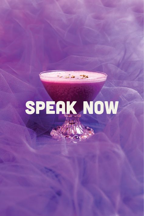 Taylor Swift Eras Inspired Cocktail Collection — Vagrant Appetite Speak Now Inspired Drinks, Taylor Swift Drinks, Lavender Cocktail, Reposado Tequila, Taylor Swift Speak Now, Intense Love, Vanilla Vodka, Taylor Swift Eras, Speak Now