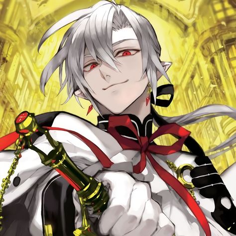 ferid bathory ♡ seraph of the end Mikaela Hyakuya, Seraph Of The End, Owari No Seraph, Manga Covers, Character Design Male, Dark Fantasy, Anime Character, No. 2, Aesthetic Anime