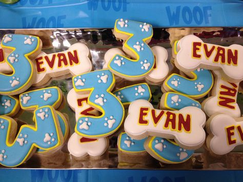 Paw Patrol cookies by Fresh Bakes! Paw Patrol Show, Paw Patrol Party Ideas, Birthday Cake Kids Boys, Paw Patrol Cookies, Paw Party, Harry Birthday, 4th Birthday Cakes, Paw Patrol Birthday Party, Patrol Party