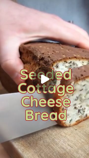 Cottage Cheese Bread, Keto Friendly Bread, Almond Flour Bread, Homemade Sourdough Bread, Seed Bread, Cottage Cheese Recipes, Healthy Bread, 3 Eggs, Healthy Ingredients