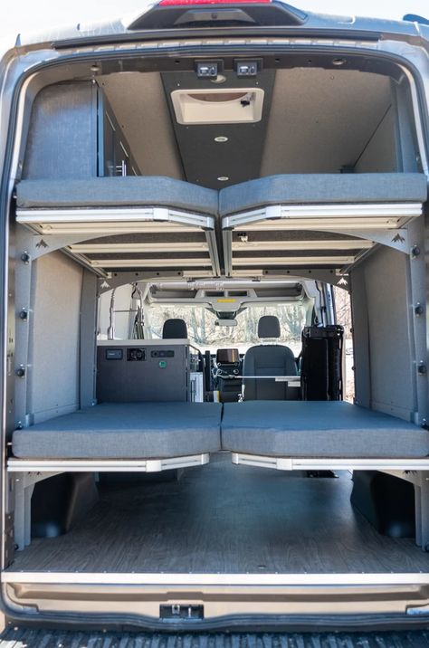 Gallery | Paradigm Vans Transit Camper Conversion, Sprinter Van Camper, Mercedes Sprinter Camper, Van Bed, Camper Beds, Ford Transit Camper, Transit Camper, Kombi Home, Sprinter Van Conversion