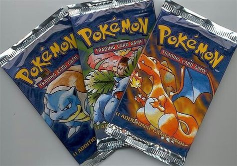 Packs of Pokemon cards!  My ma never bought me tons of em so when I got one, it was def a treat. Lol Gen 1 Pokemon, Pokemon Card Game, 90s Memories, 90s Toys, Pokemon Trading Card Game, Pokemon Trading Card, 90s Childhood, Polly Pocket, Childhood Toys