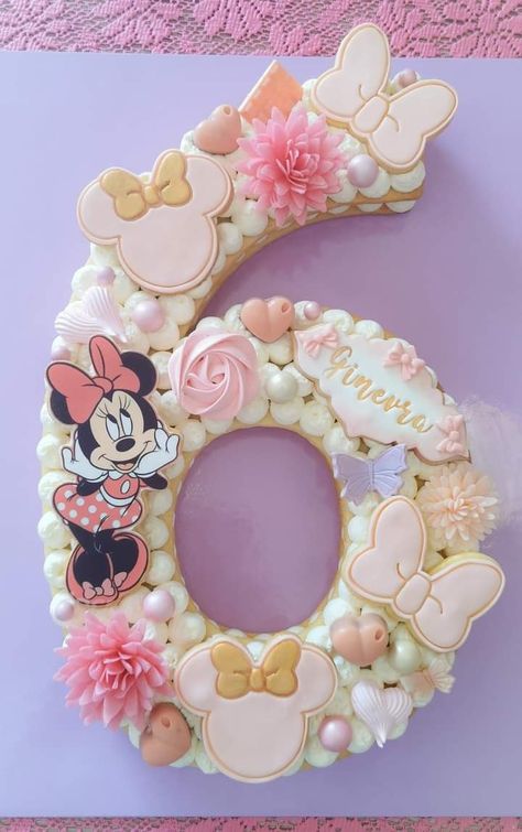 Minnie Mouse Number 3 Cake, Number 2 Shaped Cake, Number 2 Minnie Mouse Cake, Disney Number Cake, Minnie Mouse Number Cake, Minnie Mouse Cake Design, Girls Barbie Birthday Party, Mickey And Minnie Cake, Number Birthday Cakes