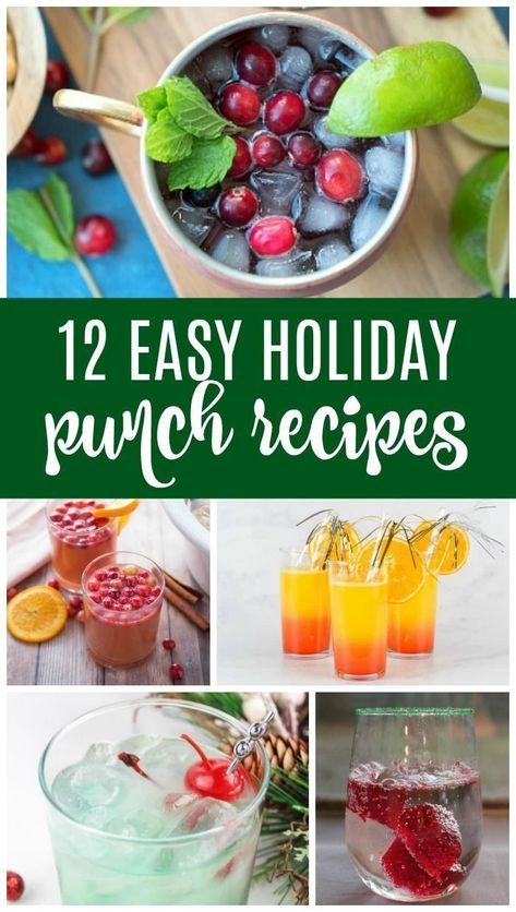 Easy Holiday Punch Recipes for Christmas and New Years! Here are some of my favorite kid-friendly, non-alcoholic Drink Recipes for Holiday Parties! #lemonpeony #christmas #holiday #newyearseve #punch #recipes New Years Punch Recipes, New Years Punch, Easy Holiday Punch, Holiday Punch Recipes, Holiday Party Food Easy, Christmas Morning Recipes, Easy Holiday Party, Holiday Punch Recipe, Holiday Drinks Alcohol