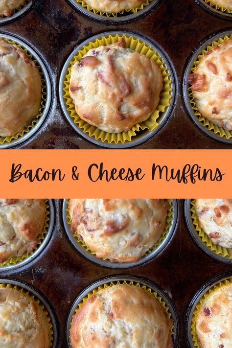 These bacon & cheese muffins are loaded with crispy bacon and gooey cheese, making them the perfect addition to any breakfast or brunch spread. The best part is that they’re incredibly easy to make and can be customized to suit your taste preferences. Jump to Recipe Bacon And Cheese Muffins, Bacon Cheddar Muffins, Bacon Muffins, Brunch Spread, Bacon And Cheese, Easy Bacon, Savory Muffins, Cooking Bread, Bacon Breakfast