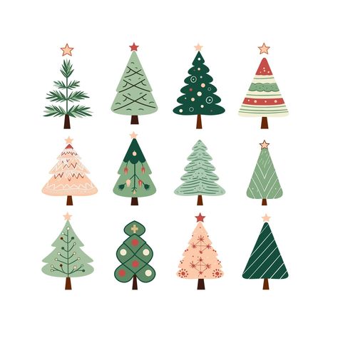 Christmas Pictures Clipart, Gif Transparent Background, Gif Transparent, Trees Svg, Bird Template, Christmas Tree Png, Christmas Tree Clipart, Tree Vector, Illustration Noel