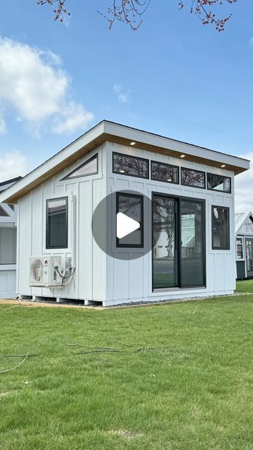 Lapp Structures LLC on Instagram: "If it means having a #homeoffice like this in my backyard then I think I could looks past a window!  #sheshed #mancave #tinyhouse #shedideas" Boho She Shed Interior Ideas, Boho She Shed Interior, She Shed Ideas Interior Small Spaces, Boho She Shed, Inside She Shed Ideas, She Shed Craft Room Ideas, Sheds Turned Into Homes, She Shed Interior Ideas, She Shed Craft Room