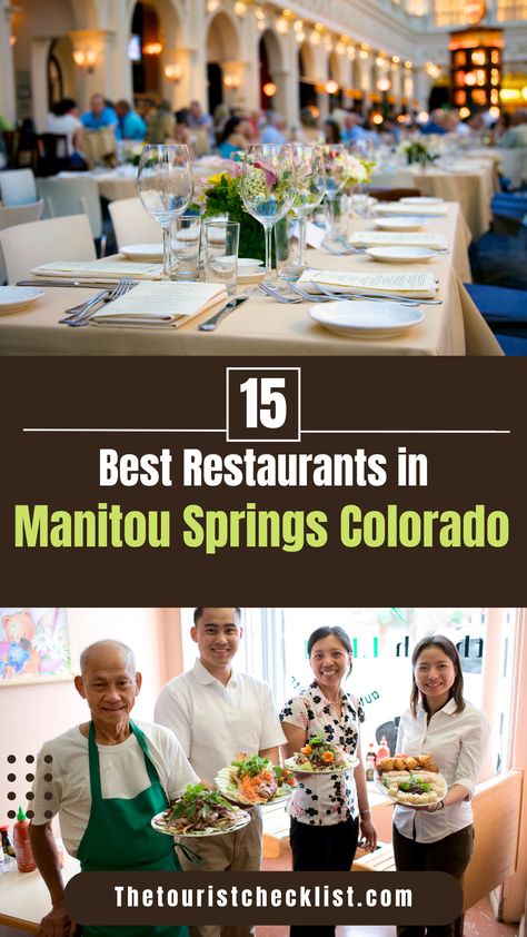 Want to know the best restaurants in Manitou Springs, CO? We’re here to help: From incredible places to eat dinner, amazing brunch spots, to local foodie spots and hidden gems, discover the BEST Manitou Springs restaurants so you get memories that will last a lifetime! #manitousprings #manitouspringsrestaurants #restaurantsinmanitousprings #bestrestaurantsinmanitousprings #placestoeatmanitousprings Manitou Springs Restaurants, Colorado Springs Restaurants, Fondue Restaurant, Manitou Springs Colorado, Manitou Springs, Chicken Fried Steak, Cool Restaurant, Burger Bar, Brunch Spots